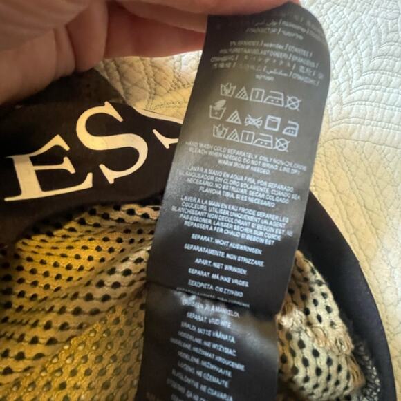 Guess Los Angeles Army Camo Mesh Cropped Y2K Street Style Long Sleeve Hoodie Med - Picture 7 of 8